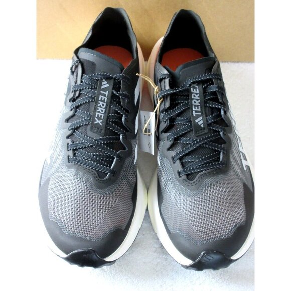 Adidas Women's Terrex Agravic Speed Trail Running Shoes Grey Orange Sizes NIB - Picture 3 of 5